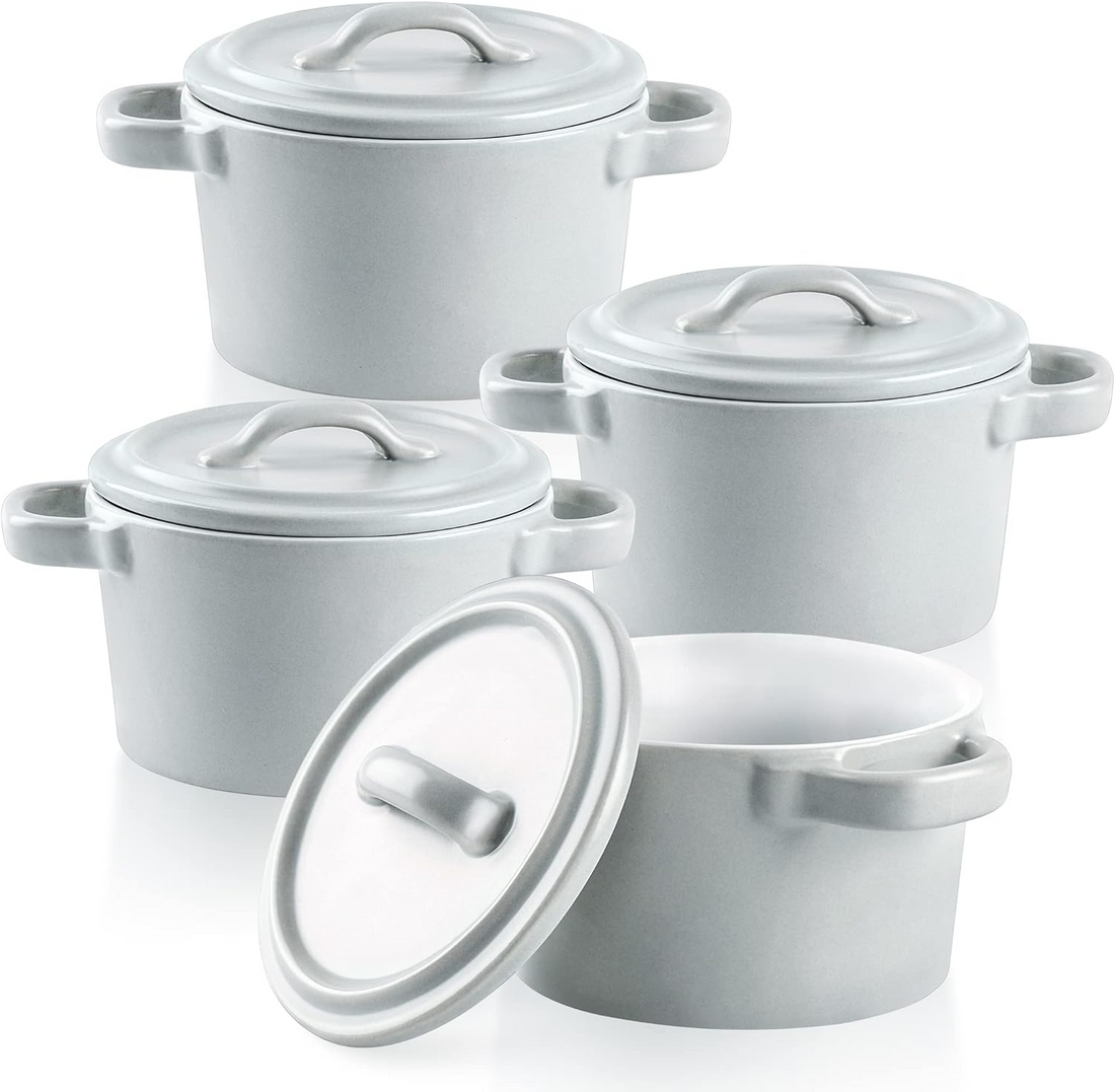 Souffle Dish With Lid, Custard Cups - Luxe1