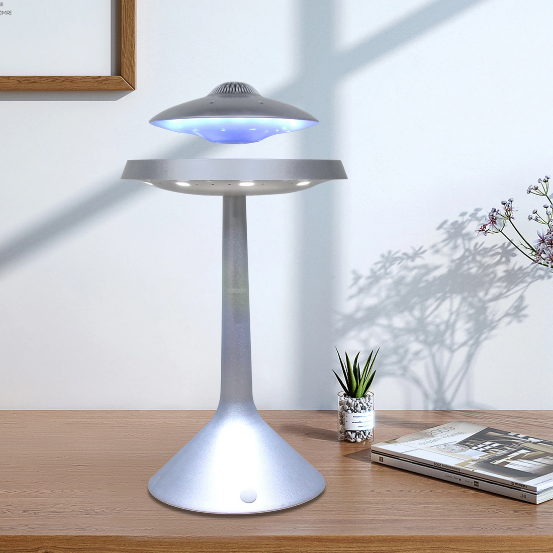 UFO Magnetic Levitation Floating Light LED Table Lamp - Luxe1
